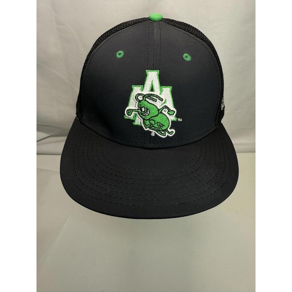 Alien Bug Flat‎ Bill Hat Cap Snap Back Mens One Size Black Green Trucker